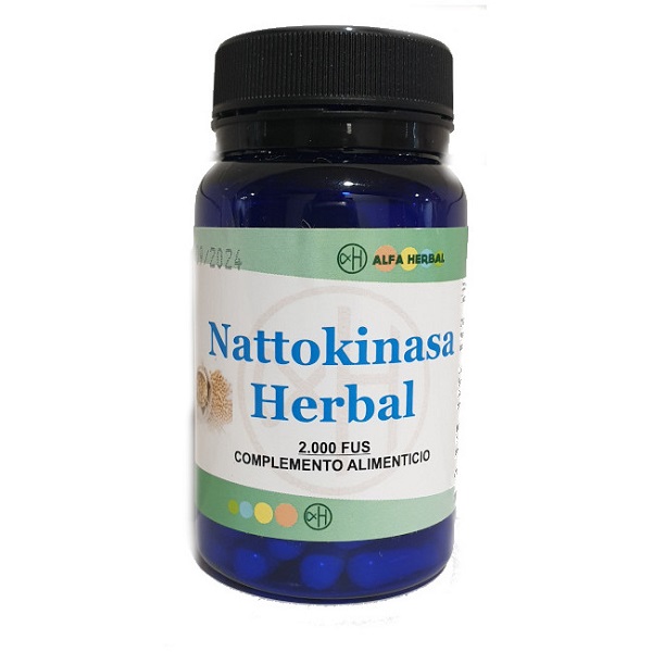 Nattokinasa Herbal 60 Cápsulas - Alfa Herbal