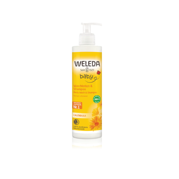 Champú Y Gel De Ducha De Caléndula 400 Ml. - Weleda