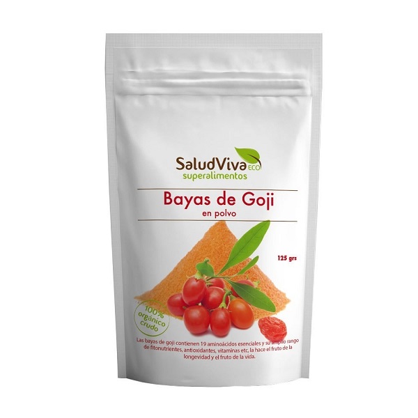 Bayas De Goji En Polvo Liofilizado 125 G. - Saludviva
