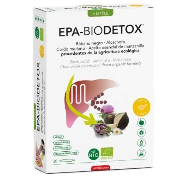 Bipole Epa Biodetox Ampollas 20 x 10 Ml. - Intersa Labs