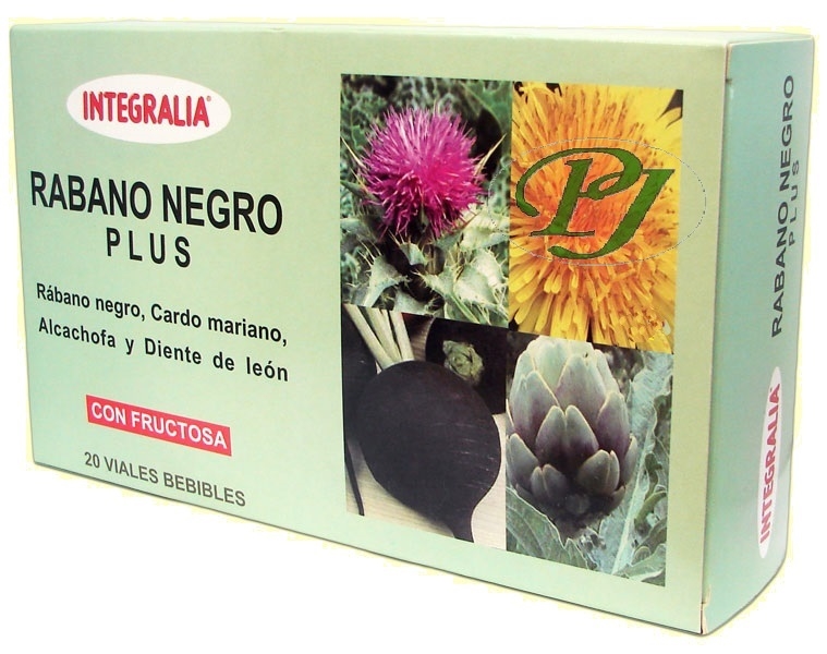 Rabano Negro Plus 20 Ampollas - Integralia