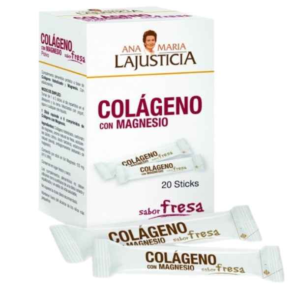Colágeno Magnesio 20 Sobres Fresa - Ana María Lajusticia