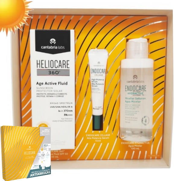 Heliocare 50 360º Fluido Age Active + Regalo Endocare - Cantabria Labs