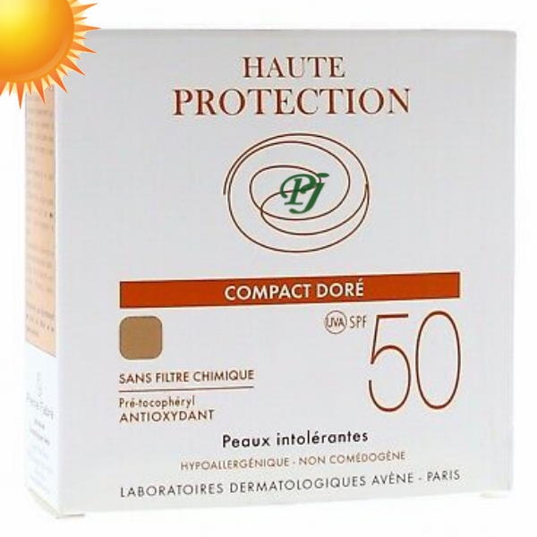 Compacto Solar Color Dorado Spf50 10Gr Linea B. - Avene