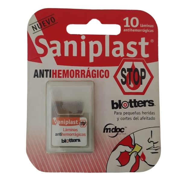 Laminas Antihemorrágico 10 Unidades - Saniplast