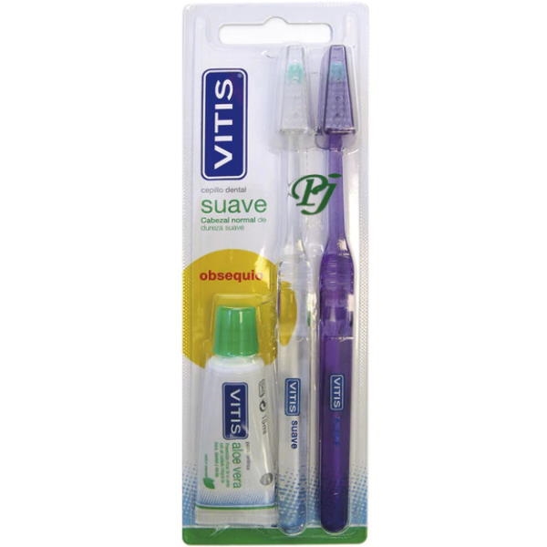 Cepillo Pack Duplo Suave + Pasta 15 Ml. - Vitis