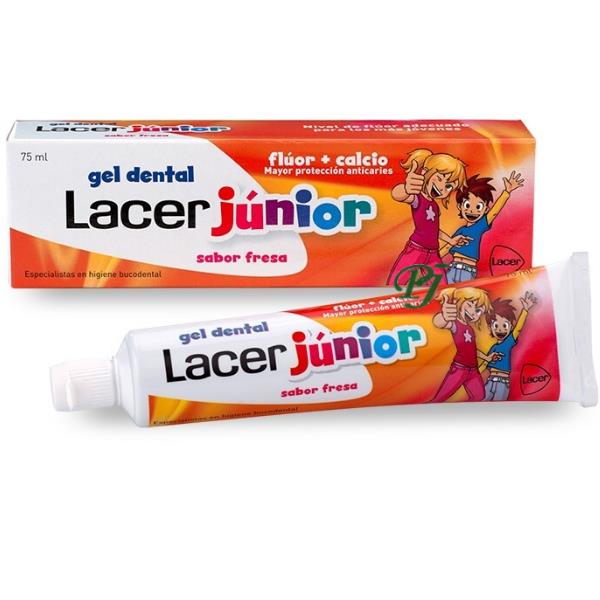 Gel Dental Junior Fresa 75 Ml. - Lacer