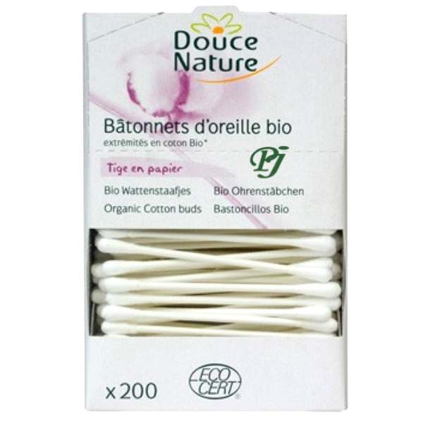 Bastoncillos Oídos 200 Uds. - Douce Nature