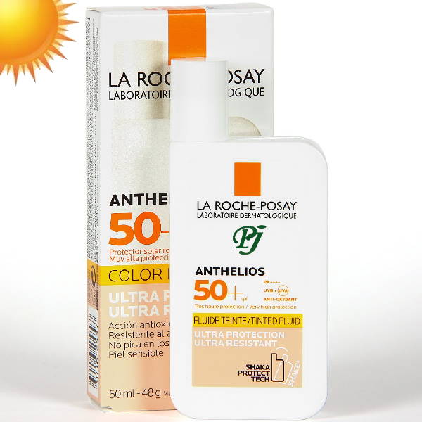 Anthelios Solar Spf 50+ Xl Fluido Con Color 50Ml - La Roche
