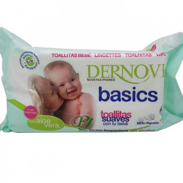 Toallitas Bebé 60 Unidades - Dernove