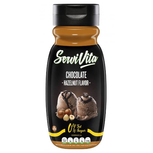 Salsa Chocolate Y Avellana 320 Ml. - Servivita