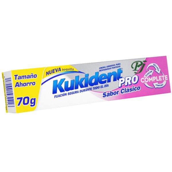 Dentífrico Pro Crema Sabor Clásico 70 G. - Kukident