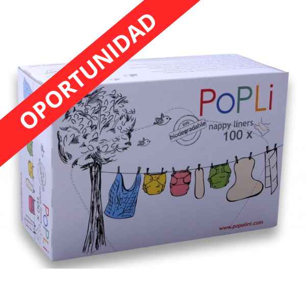Forros Desechables Pañal 100 Uds. Popolino - Crianza Natural