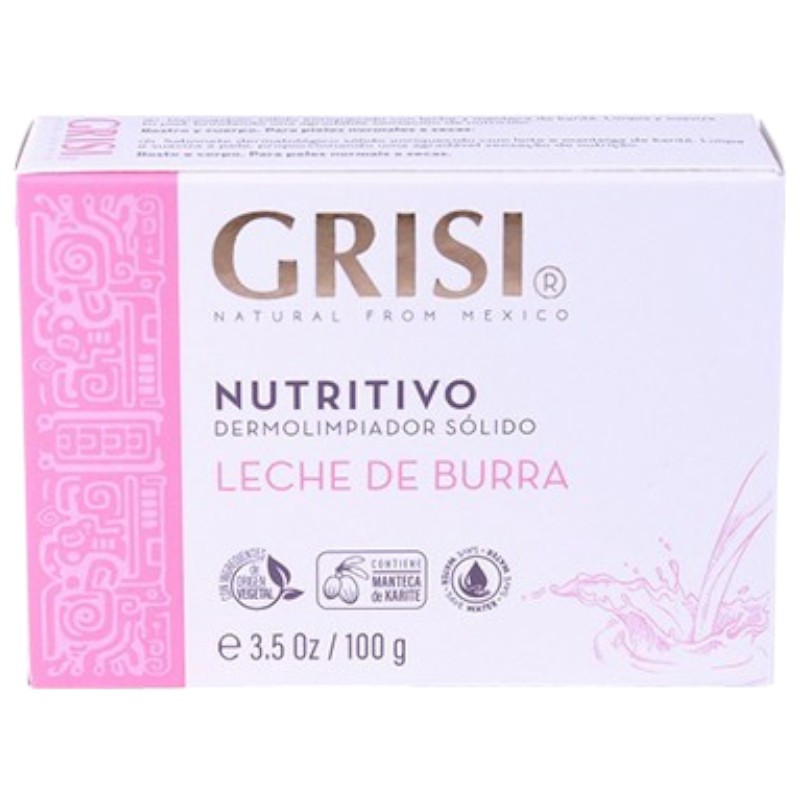 Jabón Leche Burra 100 G. - Grisi
