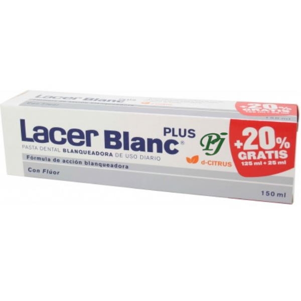 Blanc Plus Dentrifico Citrus 125Ml + 25Ml - Lacer