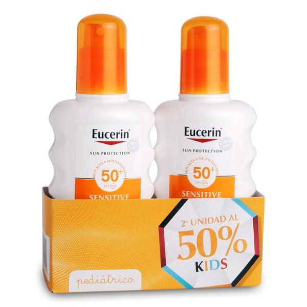 Spray Solar Fps 50+ Niños 2X200Ml 50% En La 2ªunidad - Eucerin
