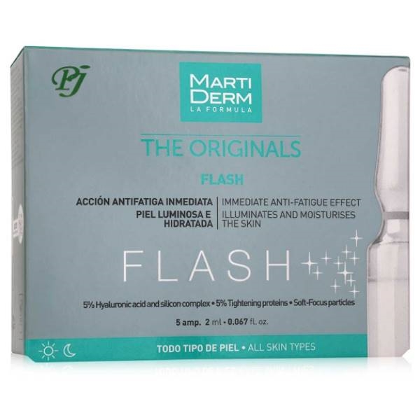 Flash Ampollas 5 X 2 Ml. - Martiderm