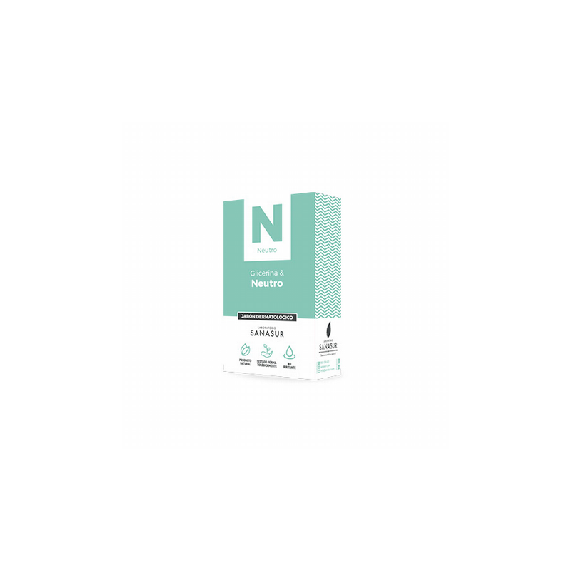 Jabón Glicerina Neutro 100 G. - Sanasur