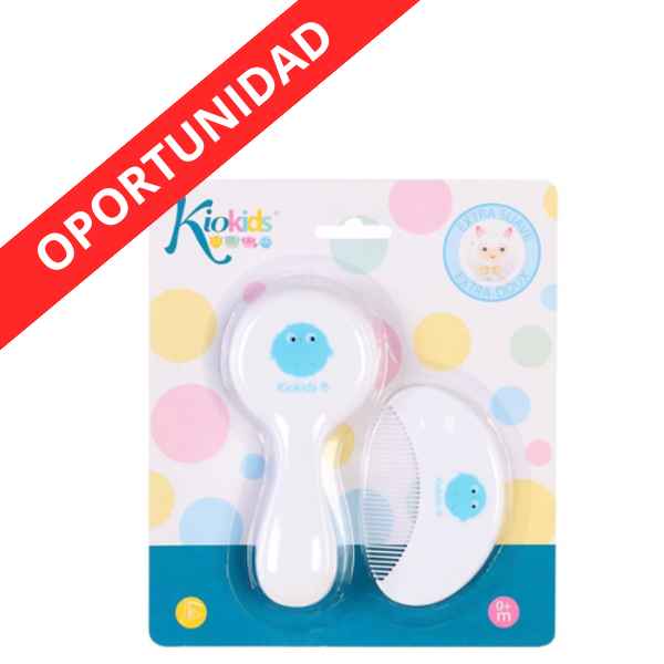 Cepillo Y Peine Azul - Kiokids
