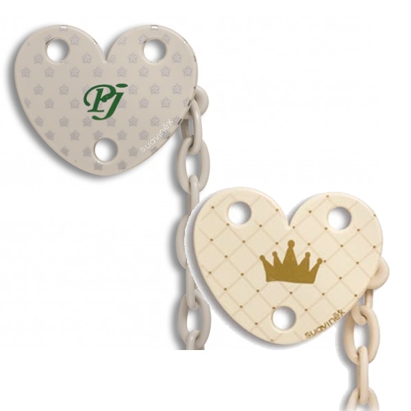 Suavinex Broche Pinza Chupete Love +0M