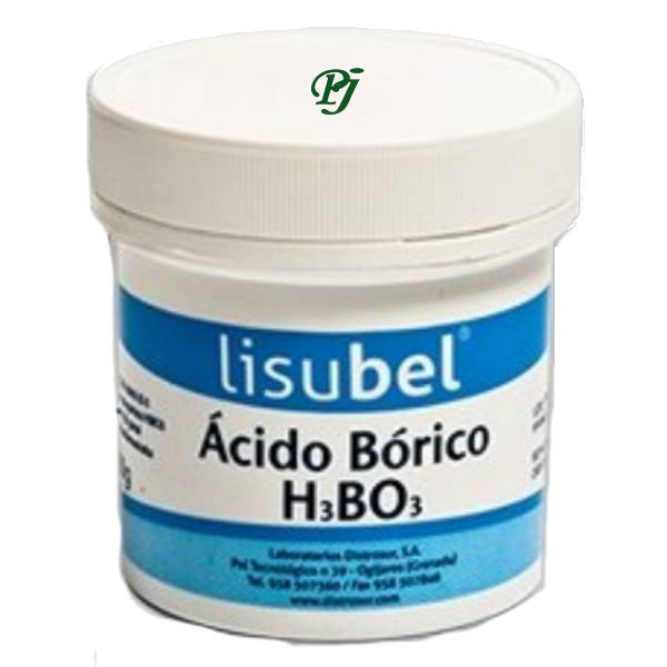 Ácido Bórico H3Bo3 50 G. - Lisubel