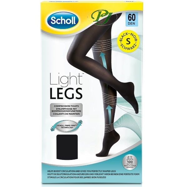 Medias De Compresión Negras Den 60 Talla S - Dr. Scholl