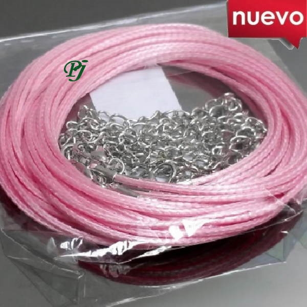 Gargántilla Cordón Algodón Rosa - Prominer