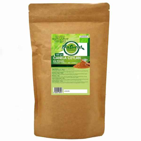 Canela De Ceylán En Polvo 125 G. - Natura Premium