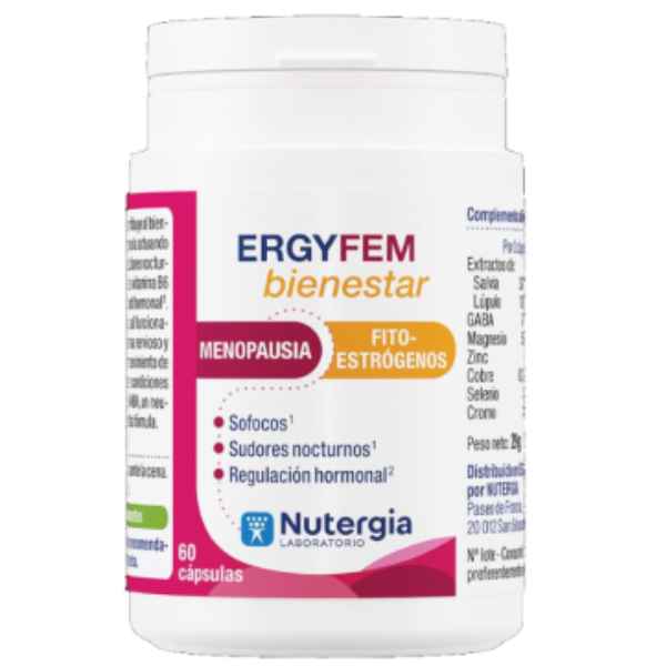 Ergyfem Bienestar 60 Cápsulas - Nutergia