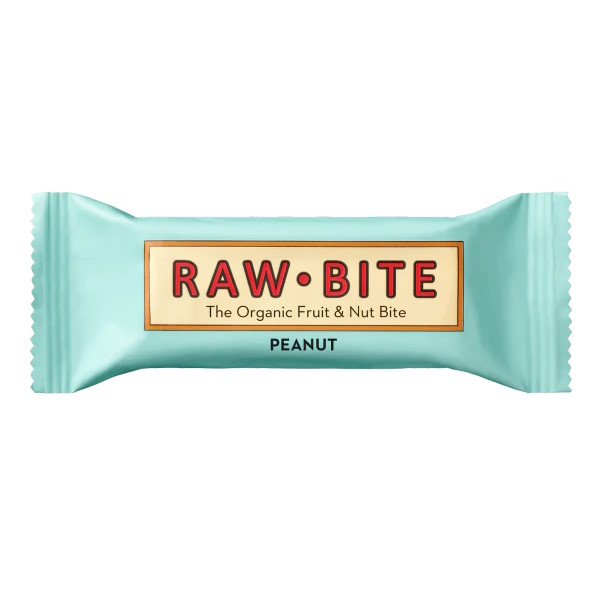 Barrita Cacahuete Bio 50 G. - Raw Bite