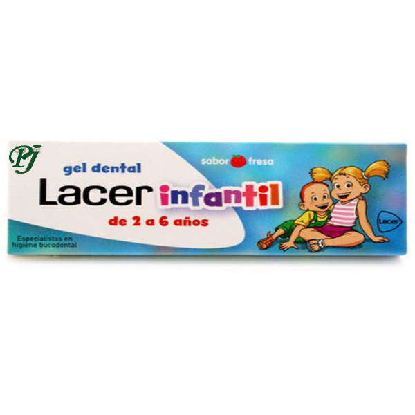 Gel Dental Infantil Fresa 75 Ml. - Lacer