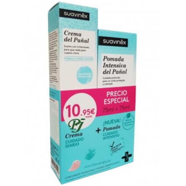 Crema Pañal 75 Ml. + Pomada Intensiva 75 Ml. - Suavinex