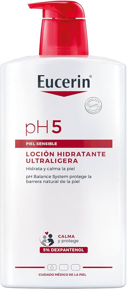 Ph5 Loción Hidratante Ultraligera Piel Sensible 1 L. - Eucerin