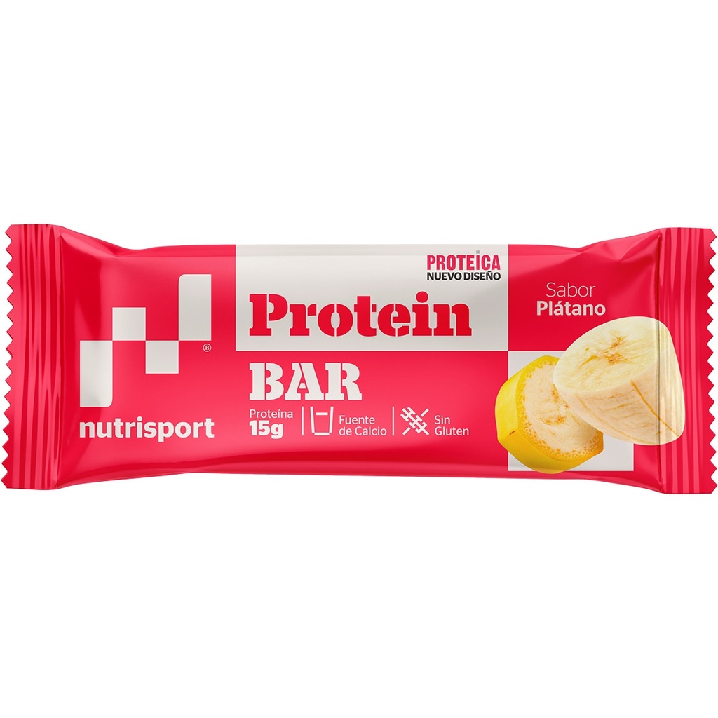 [17153] Barritas Proteica Plátano 46 G. - Nutrisport