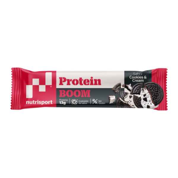 Barritas Protein Boom 49Gr Cookies And Cream - Nutrisport