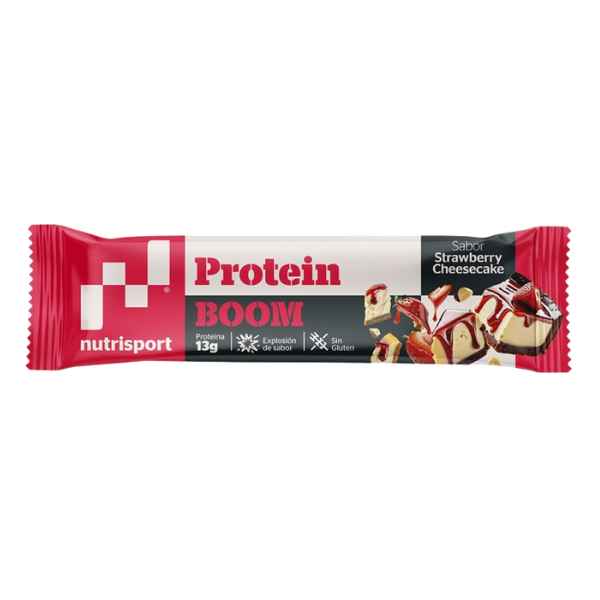 Barritas Protein Boom Frutos Rojos Pastel Queso - Nutrisport
