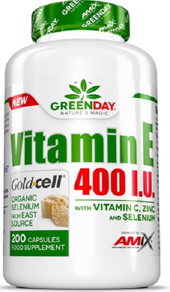 Vitamina E Life+ 200 Cápsulas 400 Ui. Greenday - Amix