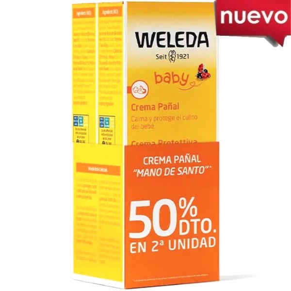 Crema De Pañal 2 X 75 Ml. 50% 2ª Ud. - Weleda