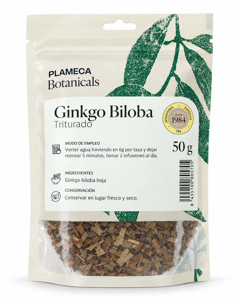 Planta Ginkgo Biloba 50 G. - Plameca