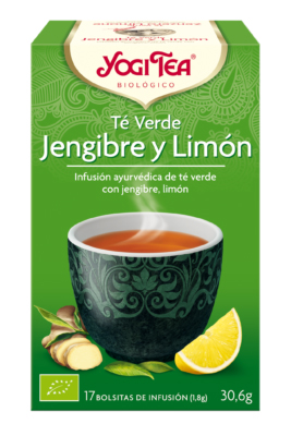 Verde Con Jengibre Y Limón 17 Filtros - Yogi Tea