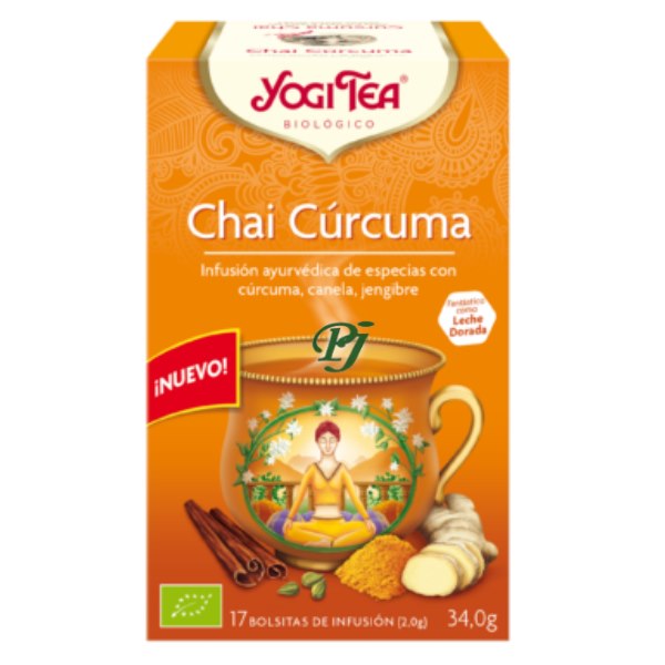 Chai Cúrcuma Canela 17 Filtros - Yogi Tea