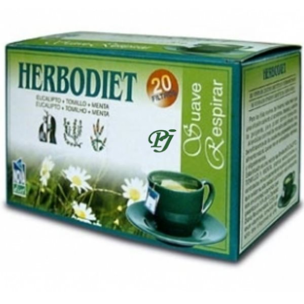 Herbodiet Suave Respirar 20 Filtros - Novadiet