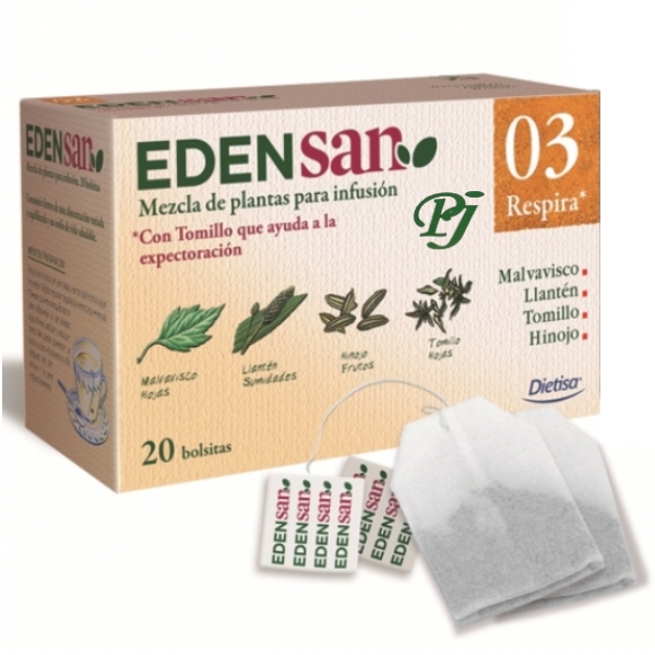 Edensan 03 Respira 20 Filtros - Dielisa