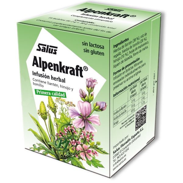Alpenkraft Infusión 15 Filtros - Salus