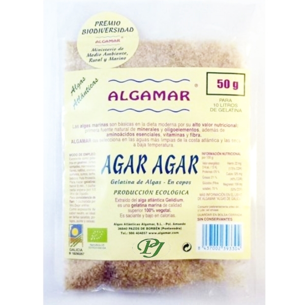 Alga Agar Agar Polvo 50 G. - Algamar