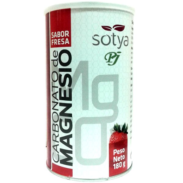 Carbonato De Magnesio Fresa 180 Gr. - Sotya