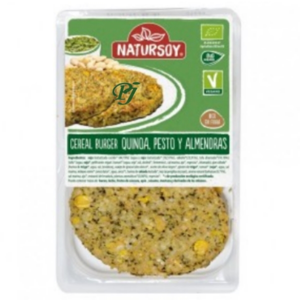 Hamburguesa Pesto Almendra 2 Uds. - Natursoy