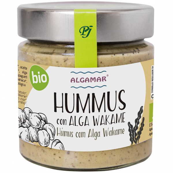 Hummus Con Alga Wakame Bio 180 G. - Algamar