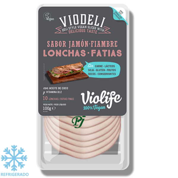 Lonchas Jamón York 100 G. Viodeli - Violife