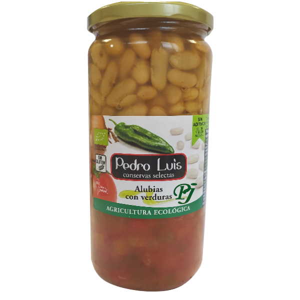 Alubia Blanca Con Verduras 720 Ml. - Pedro Luis